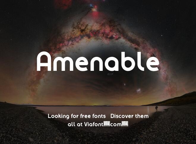 Amenable Font