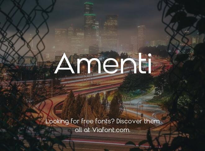 Amenti Font