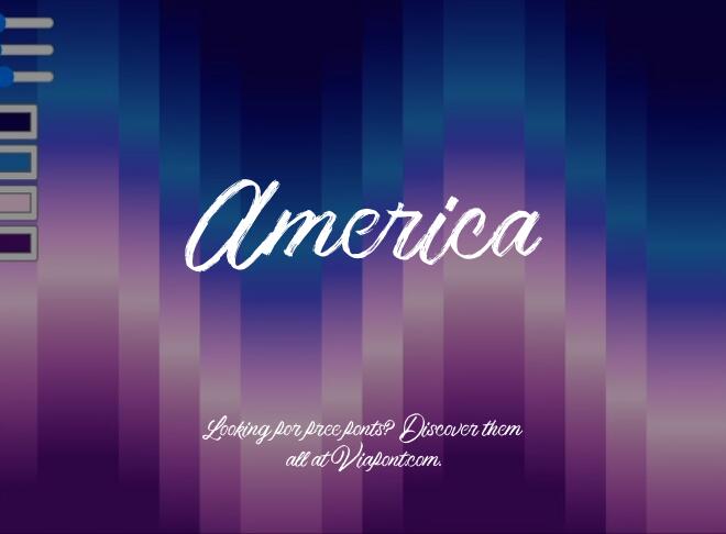 America Font