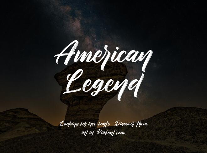 American Legend Font