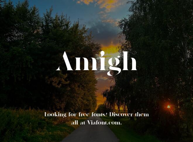 Amigh Font