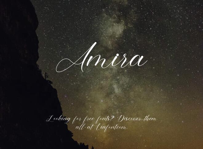 Amira Font