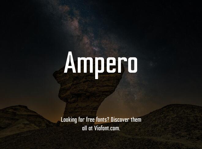 Ampero Font