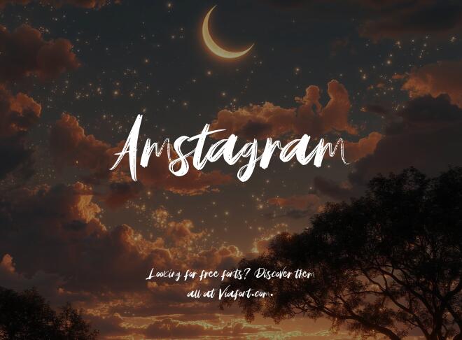 Amstagram Font