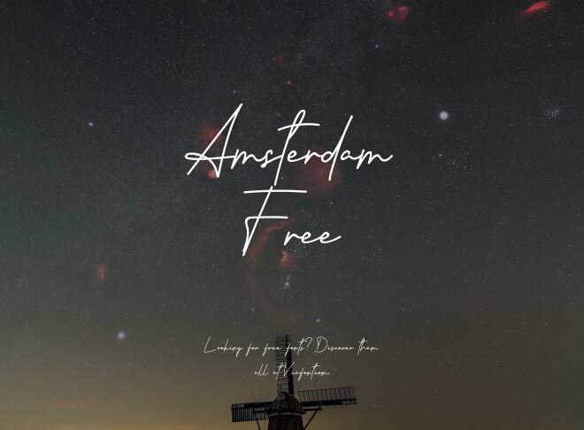 Amsterdam Free Font