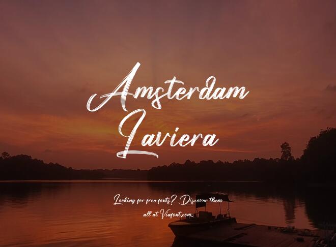 Amsterdam Laviera Font