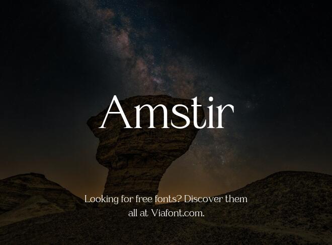 Amstir Font