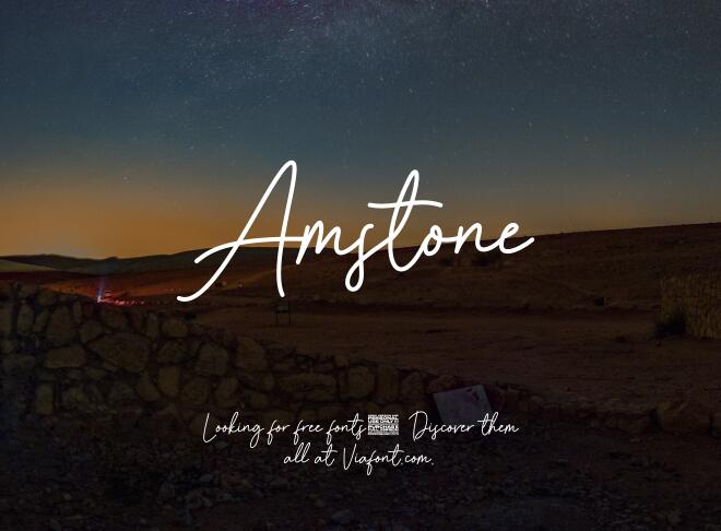 Amstone Font