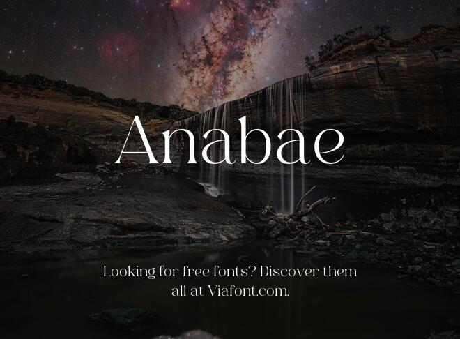 Anabae Font