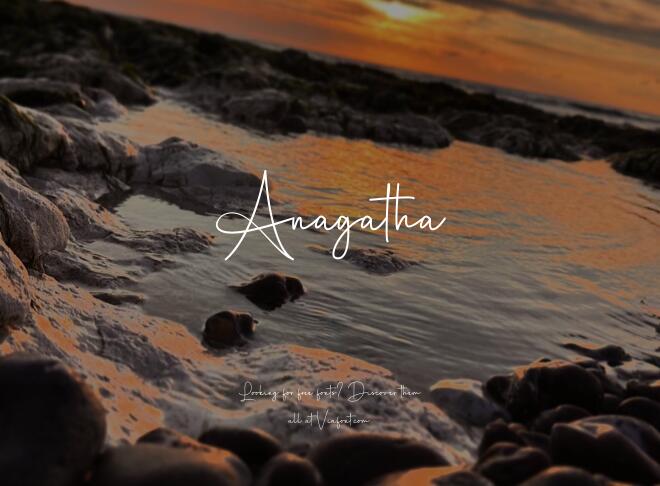 Anagatha Font