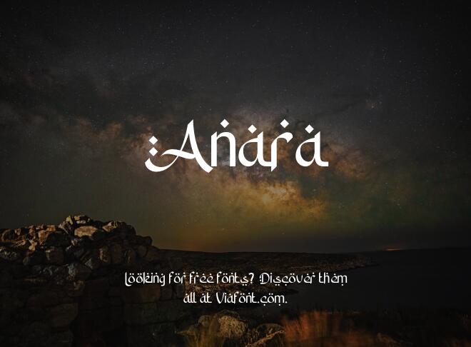 Anara Font