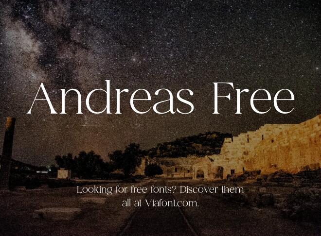 Andreas Free Font