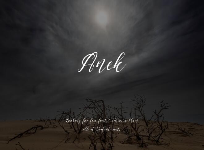 Anek Font
