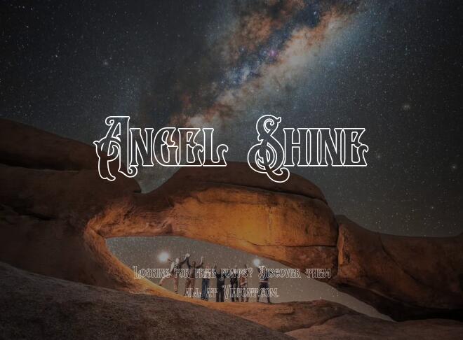 Angel Shine Font