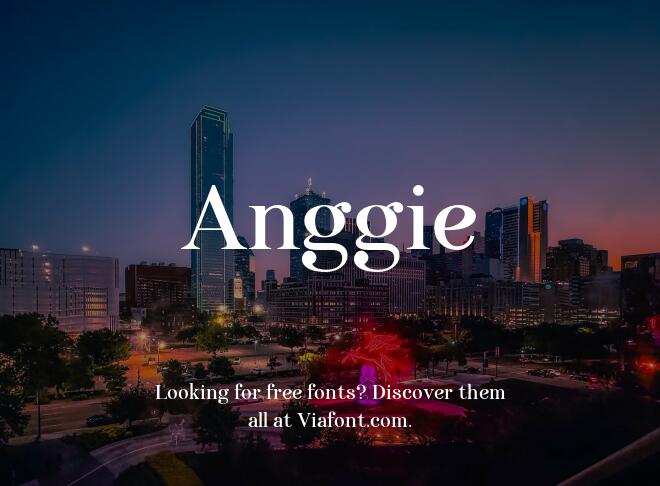 Anggie Font