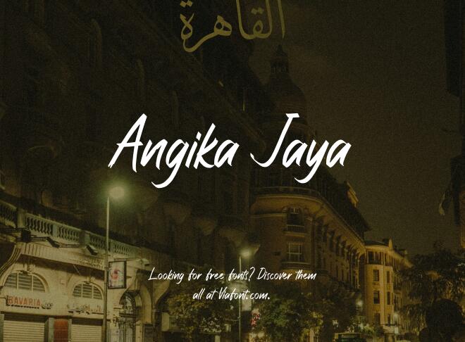 Angika Jaya Font