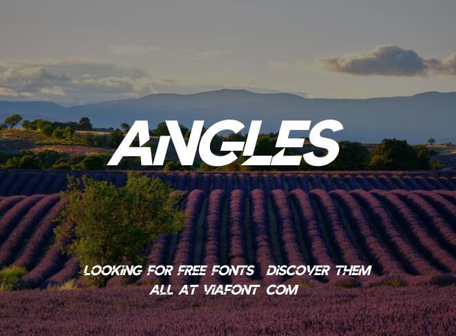 Angles Font
