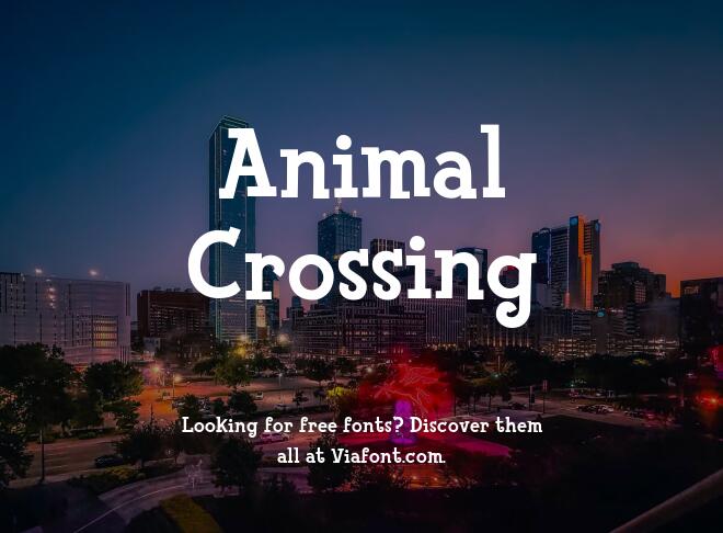 Animal Crossing Font