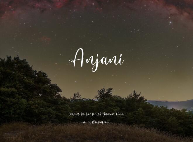 Anjani Font