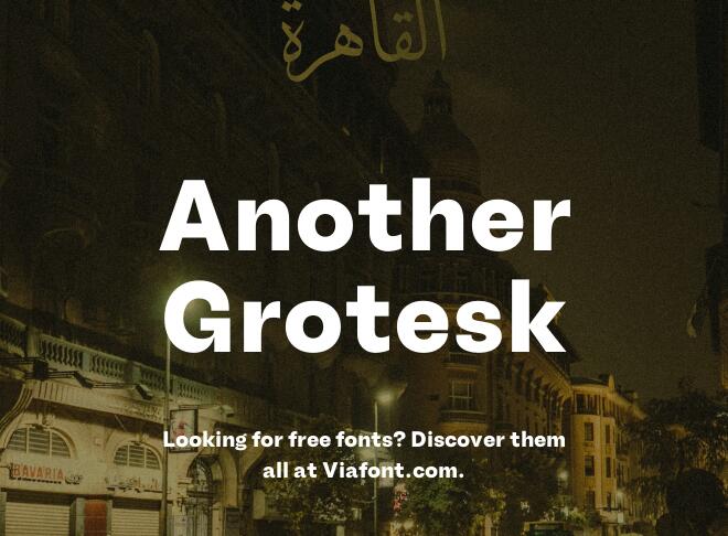 Another Grotesk Font