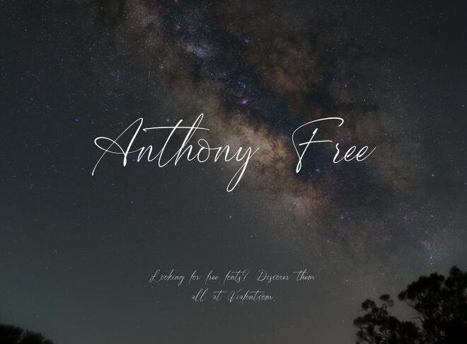 Anthony Free Font