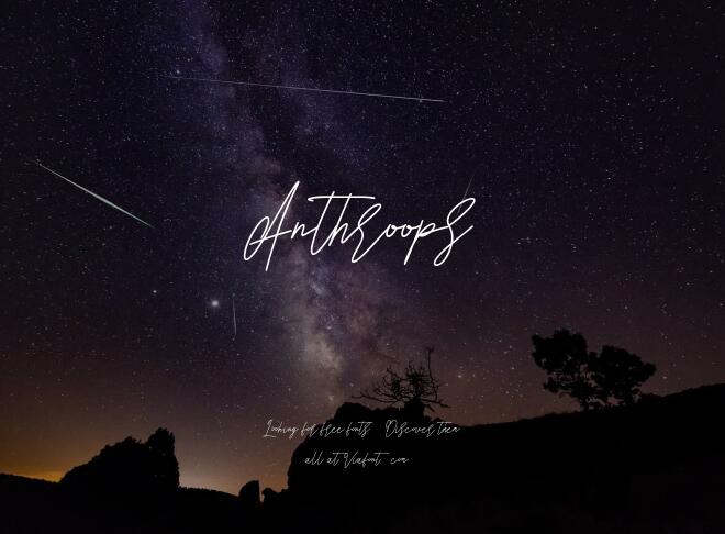 Anthroops Font