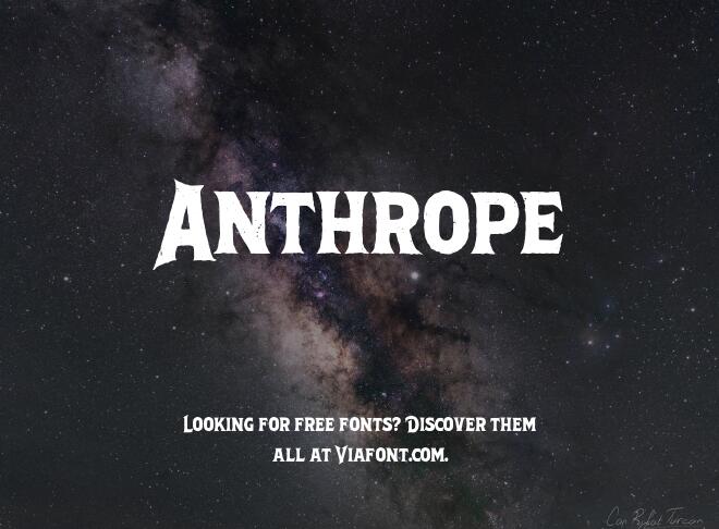 Anthrope Font
