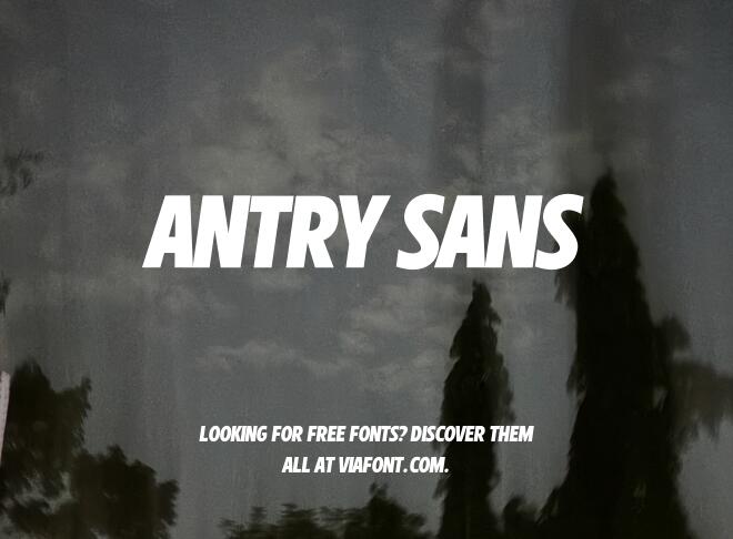 Antry Sans Font