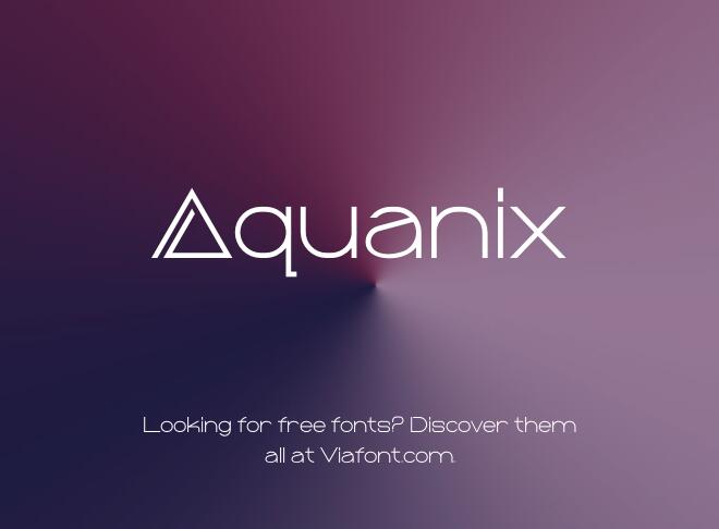 Aquanix Font