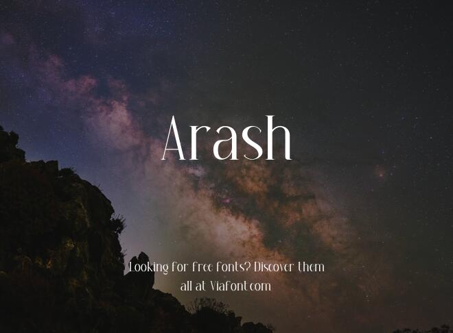 Arash Font