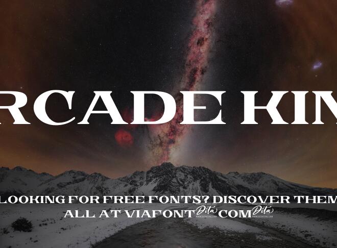 Arcade King Font
