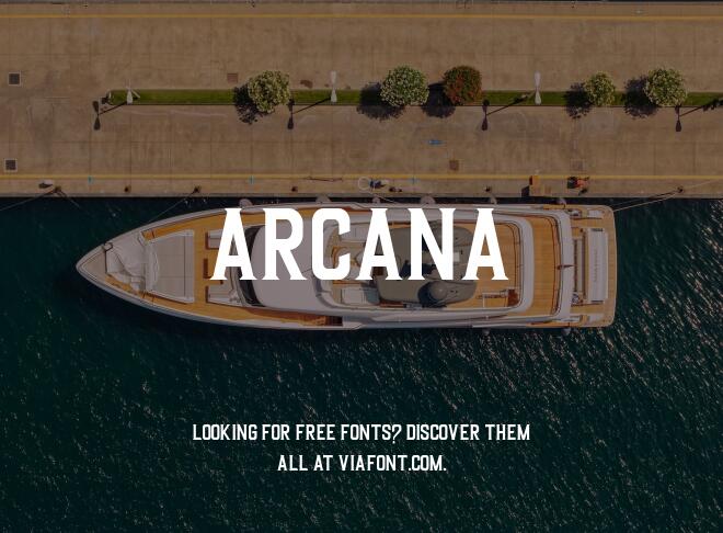Arcana Font