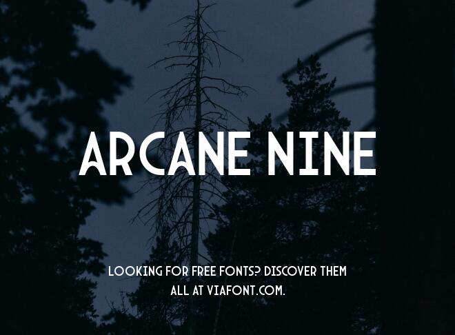 Arcane Nine Font