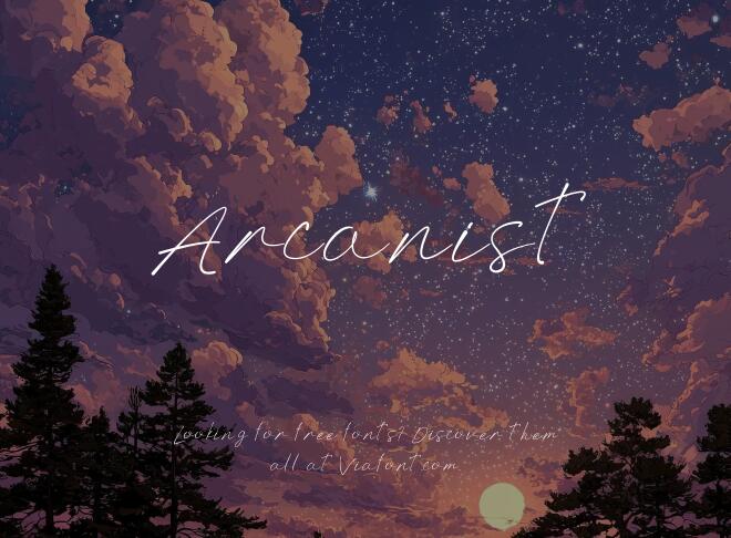 Arcanist Font