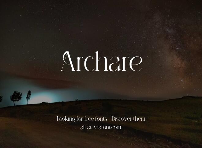 Archare Font
