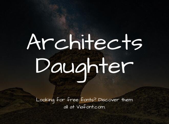 Architects Daughter Font