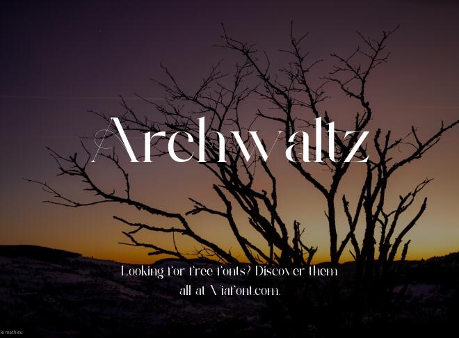 Archwaltz Font