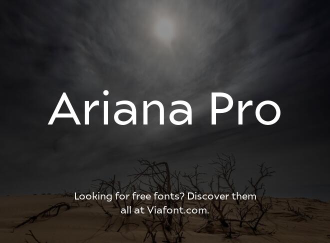 Ariana Pro Font