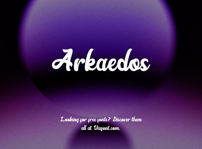 Arkaedos Font