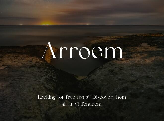 Arroem Font