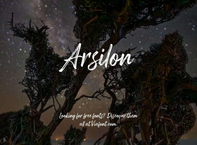 Arsilon Font
