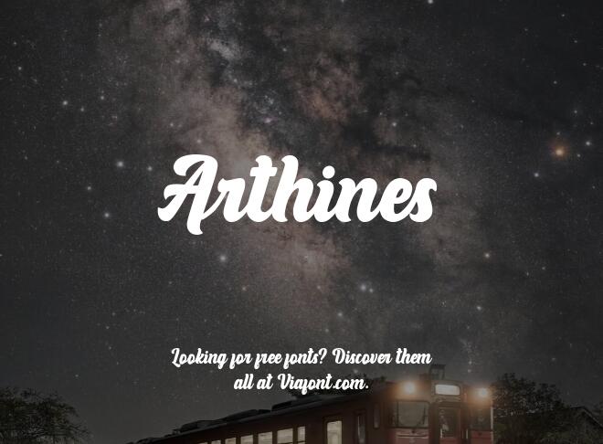 Arthines Font
