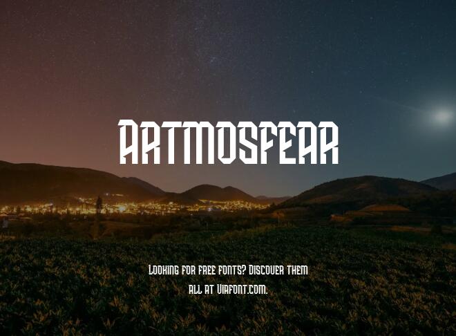 Artmosfear Font