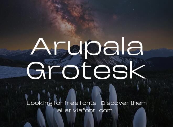 Arupala Grotesk Font