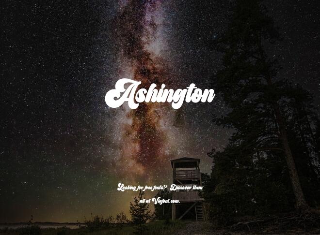 Ashington Font