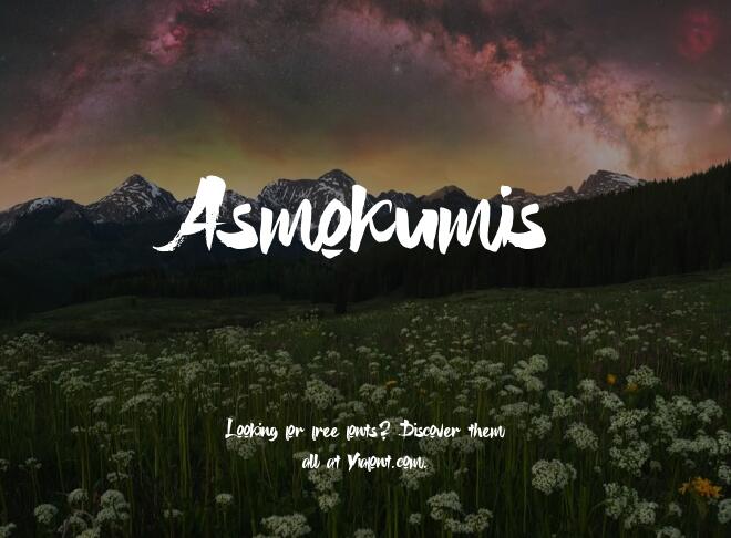 Asmokumis Font