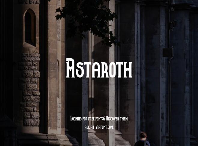 Astaroth Font