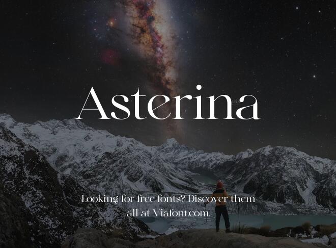Asterina Font