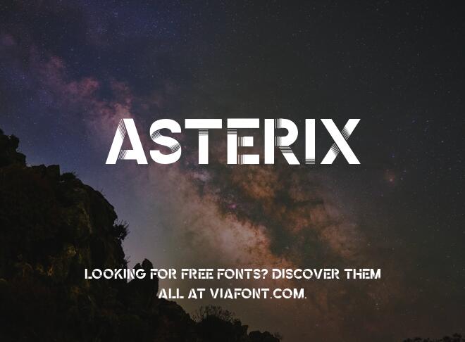 Asterix Font