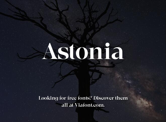 Astonia Font
